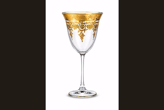 Komplet 6szt do wina czerwonego 260ml Jesolo Gold-JGB