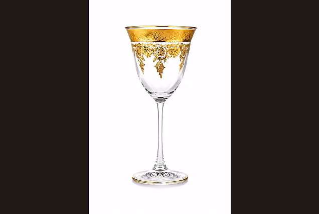 Piękne kieliszki do wina białego 190ml Jesolo Gold-JGC