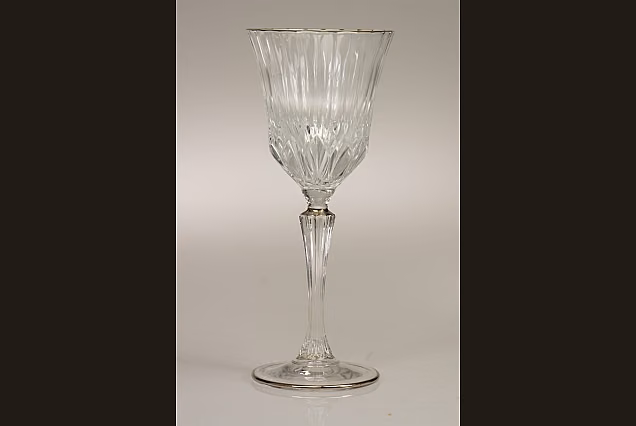 Eleganckie kieliszki do wody 280ml zdobione platyną ADAGIO PLATINUM-ADPB