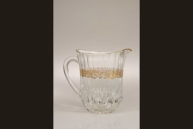 Kryształowy złocony dzbanek 1,5l CHarme-CHRO