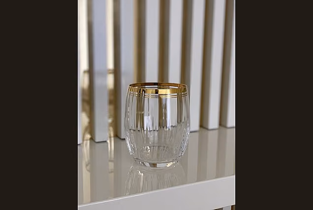 Marble Gold-MGE-szklanki niskie 300ml