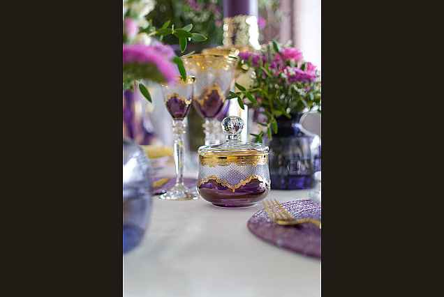 Śliczna cukierniczka Bejrut Violet-BBH