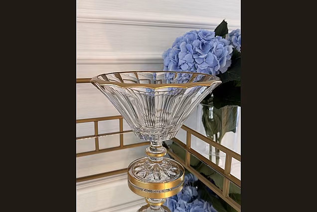 Marigold-MB-kryształowa misa na nodze 26cm