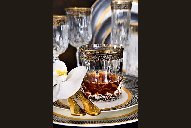 Eleganckie szklanki do drinków Opera Platin-OCE-