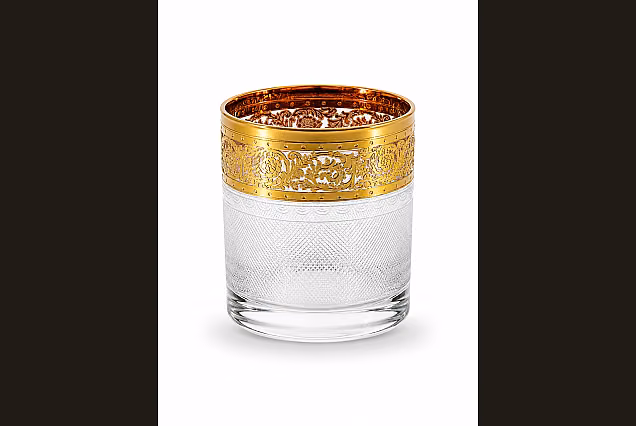 Komplet szklanek do whisky z ornamentem -Palace