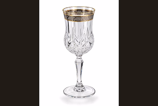 Zestaw 2 szt do wina 230ml dekorowane Opera Platin